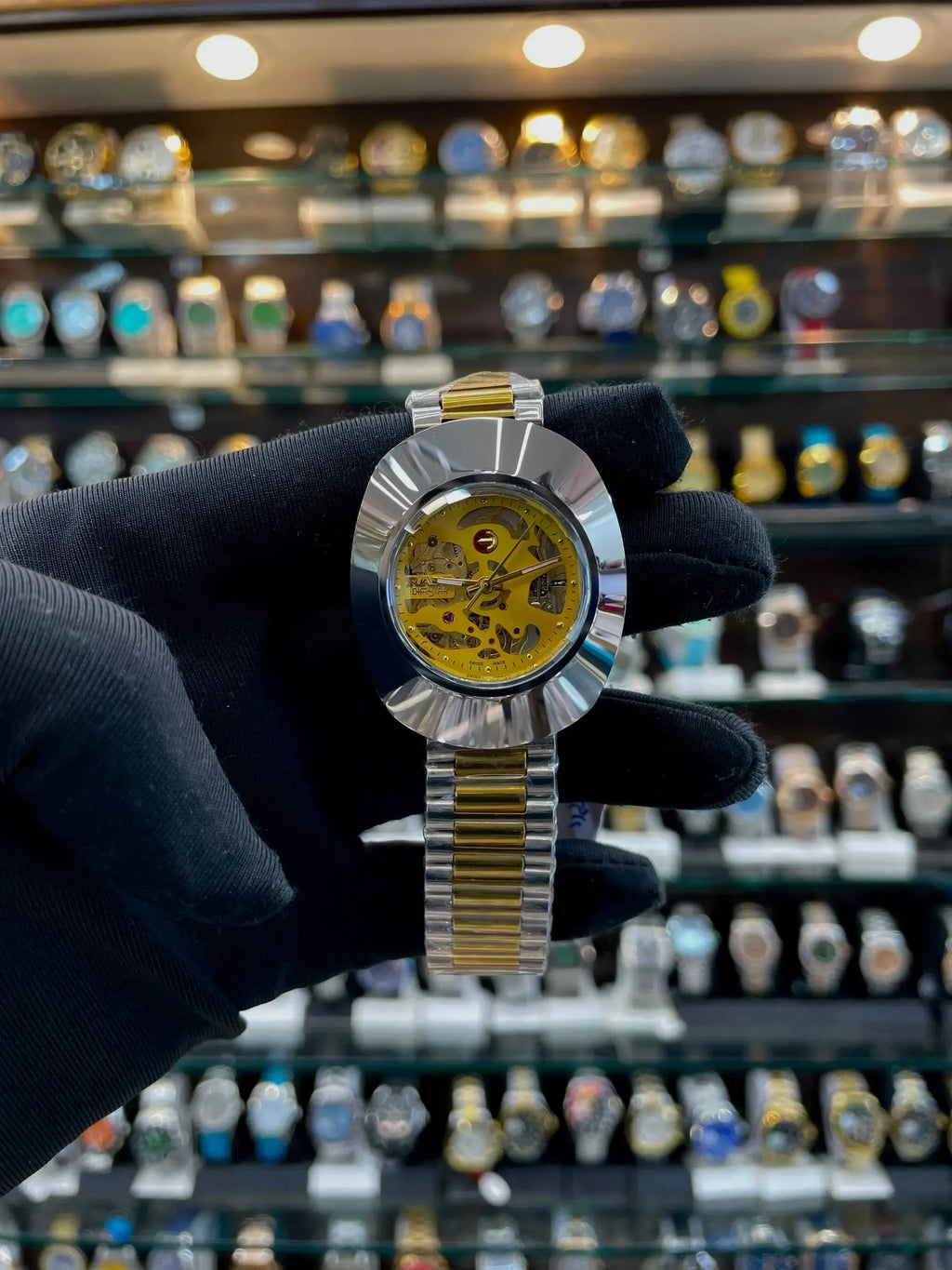 Rado diastar in transparent dial in master