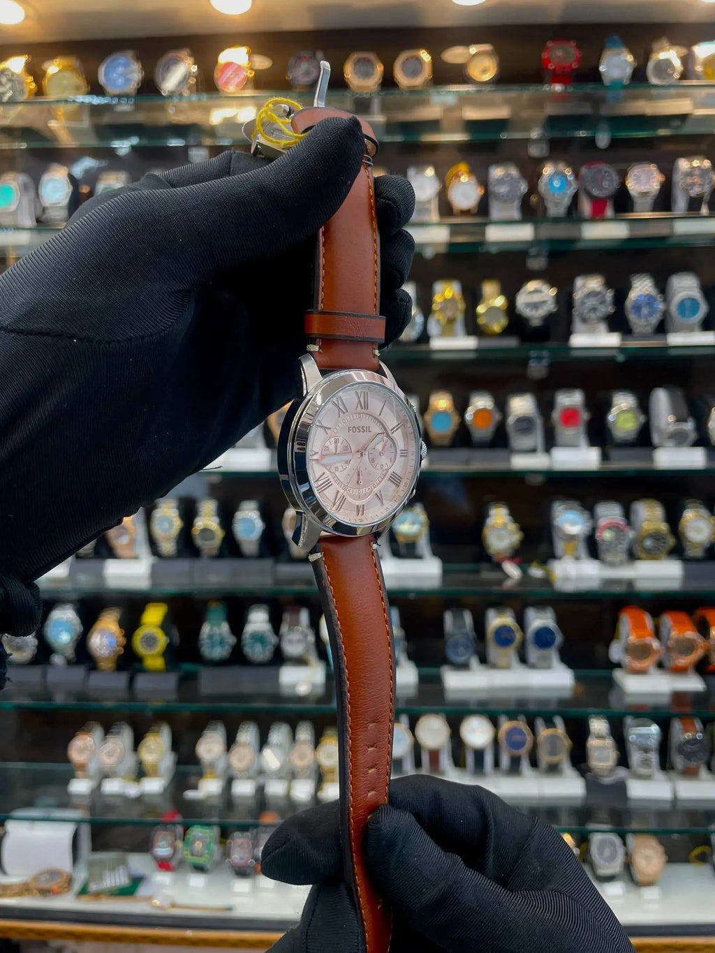 Fossil grant chronograph mens watch in master piece