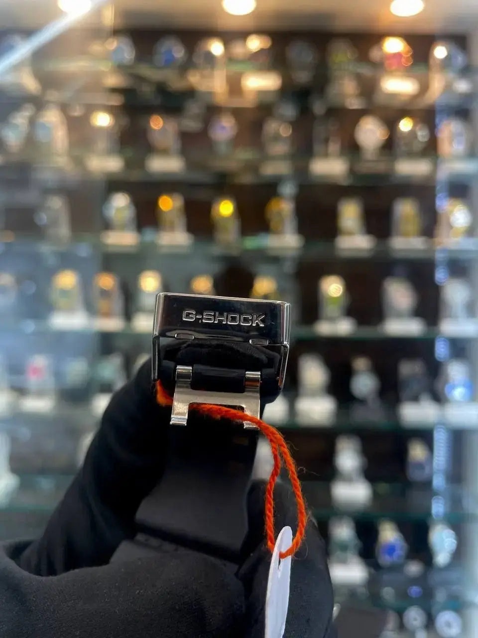 Gshock casio wr20bar chrono working black dial