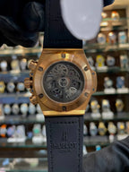 Hublot unico king gold rainbow master piece