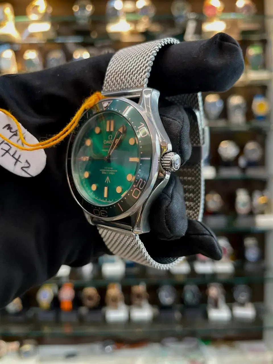 Omega seamaster stainless chain divers