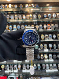Seiko GMT quartz watch for men front view