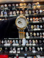 Seiko Presage white dial automatic watch front view
