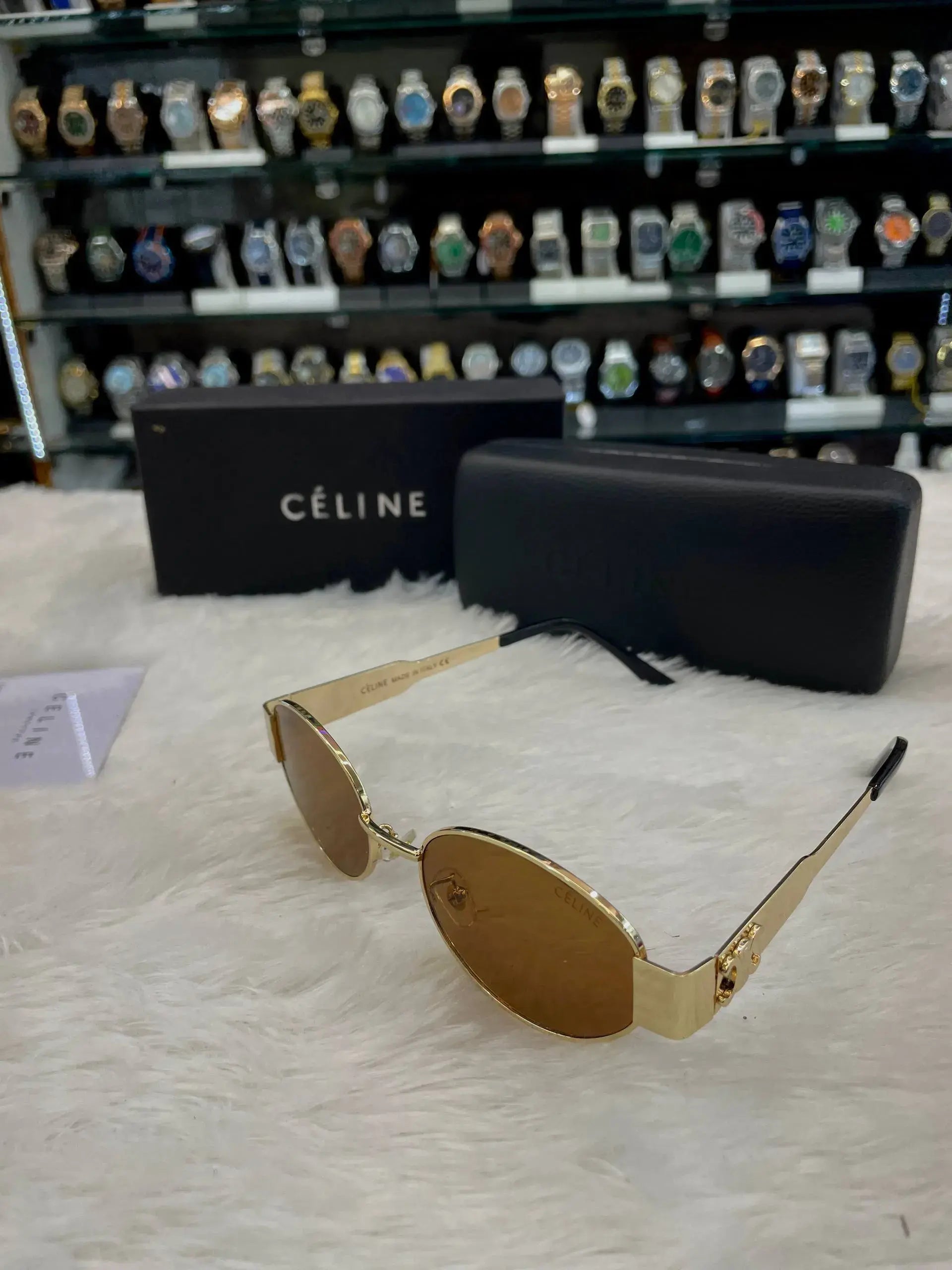 Celini triomphe metal golden frame for girls in master piece