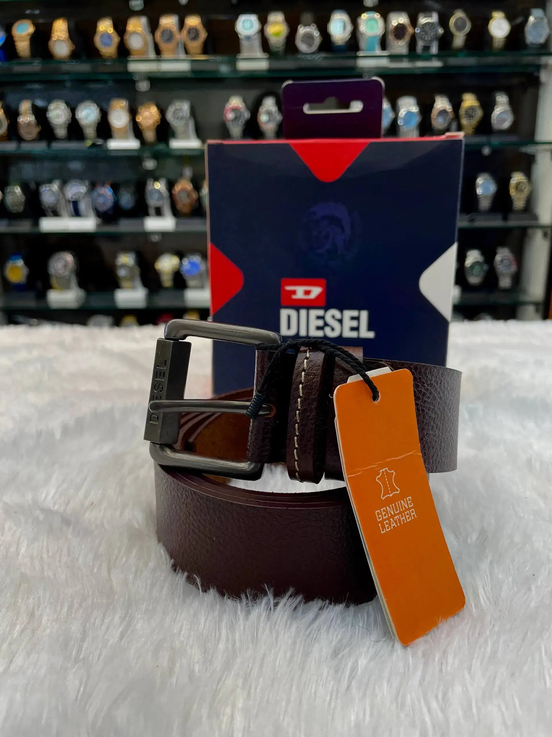 Diesel premium belt for men