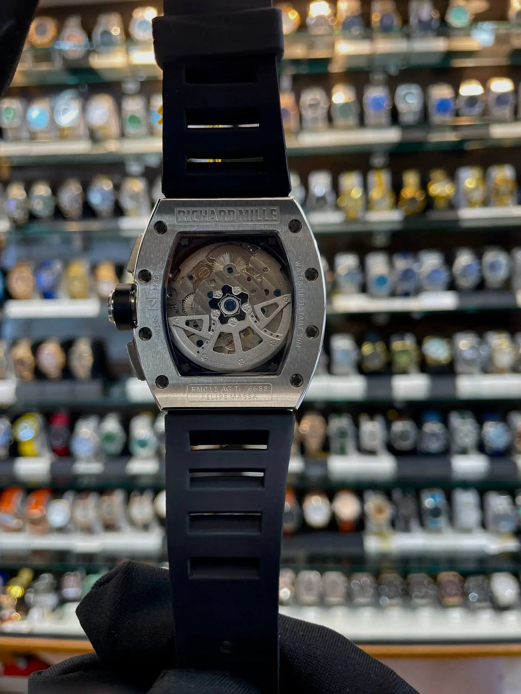 Richard mille (rm011) ag felipe massa now in master piece black