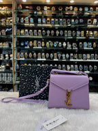 Yves Saint Laurent ysl mini Cassandra lavender top handle bag in master piece