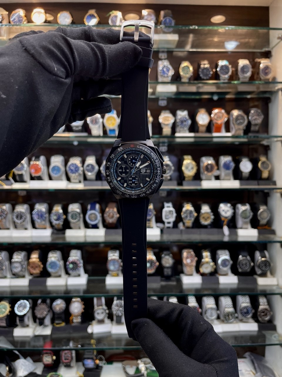 tag heuer formula chrono front view