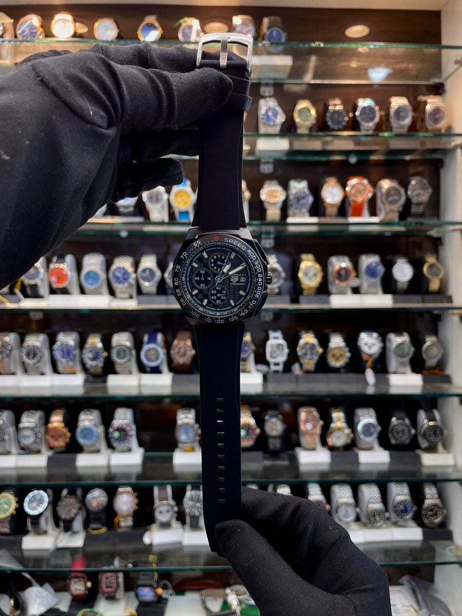 TAG HEUER FORMULA 1 CHRONO NOW IN SILICON 🖤 WATCH
