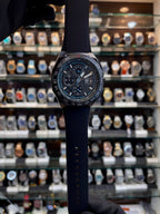tag heuer chrono working watch close up