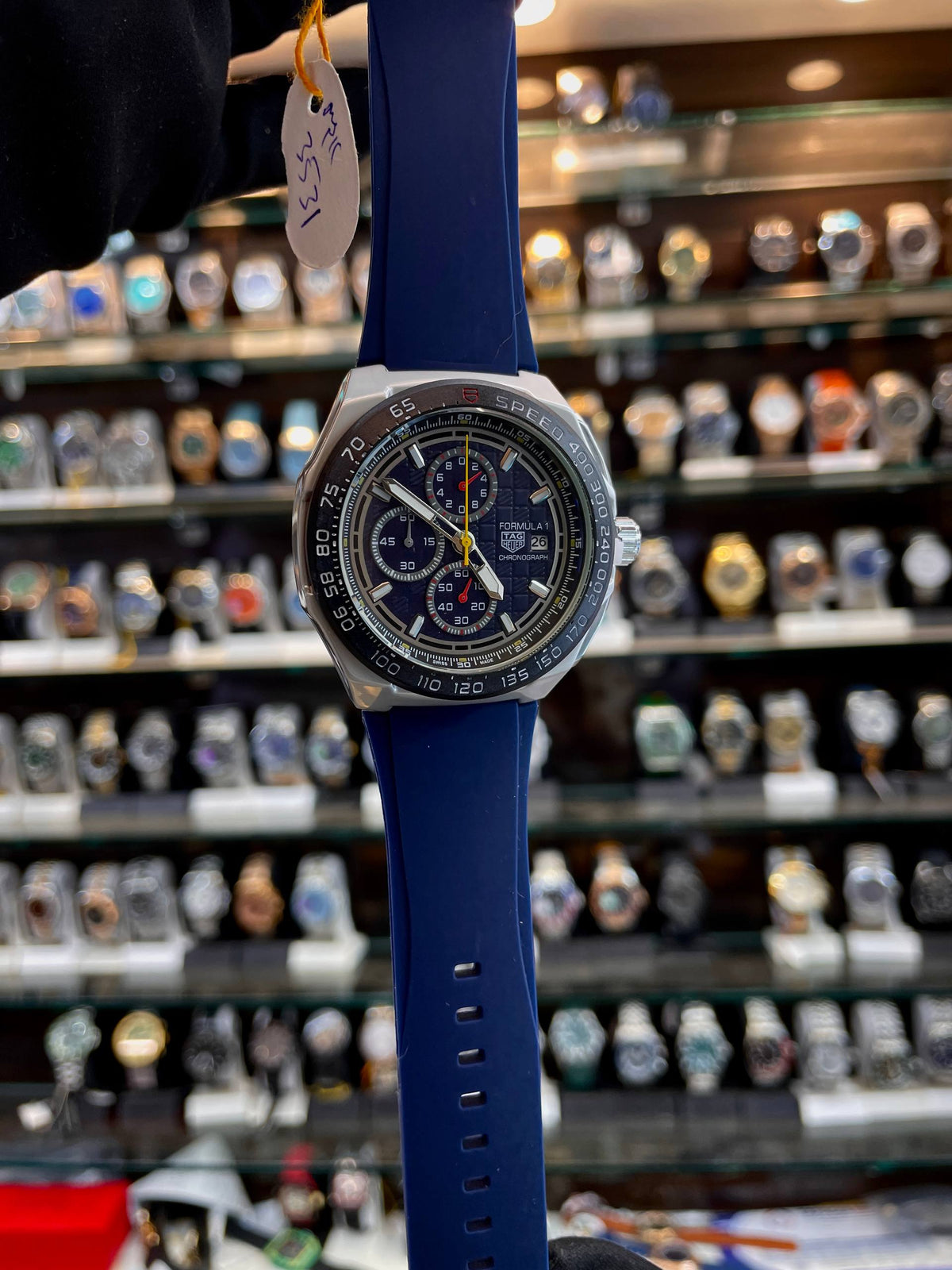 TAG Heuer Formula 1 chronograph dial detail