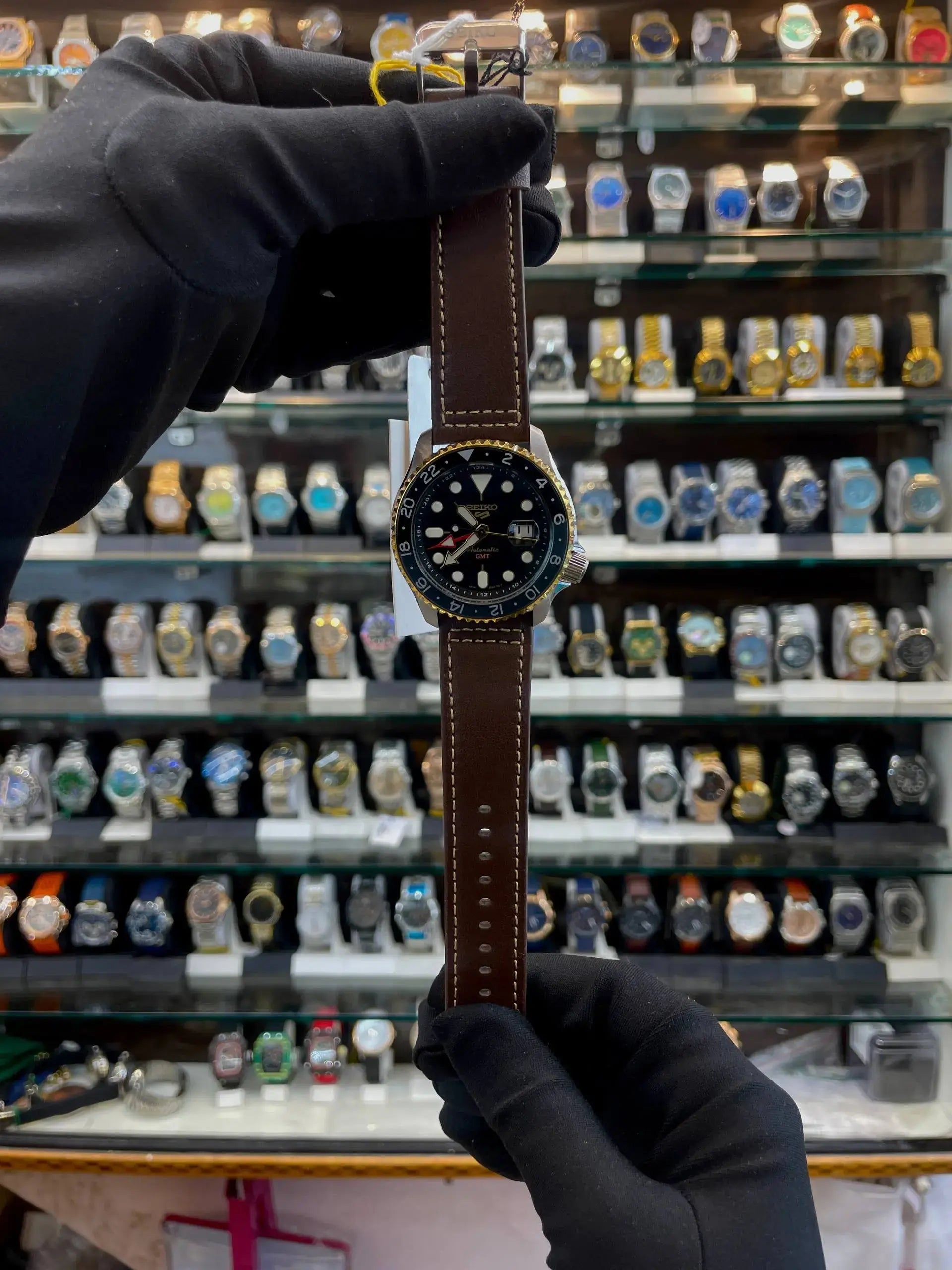 Seiko 5 sports automatic gmt now in master piece