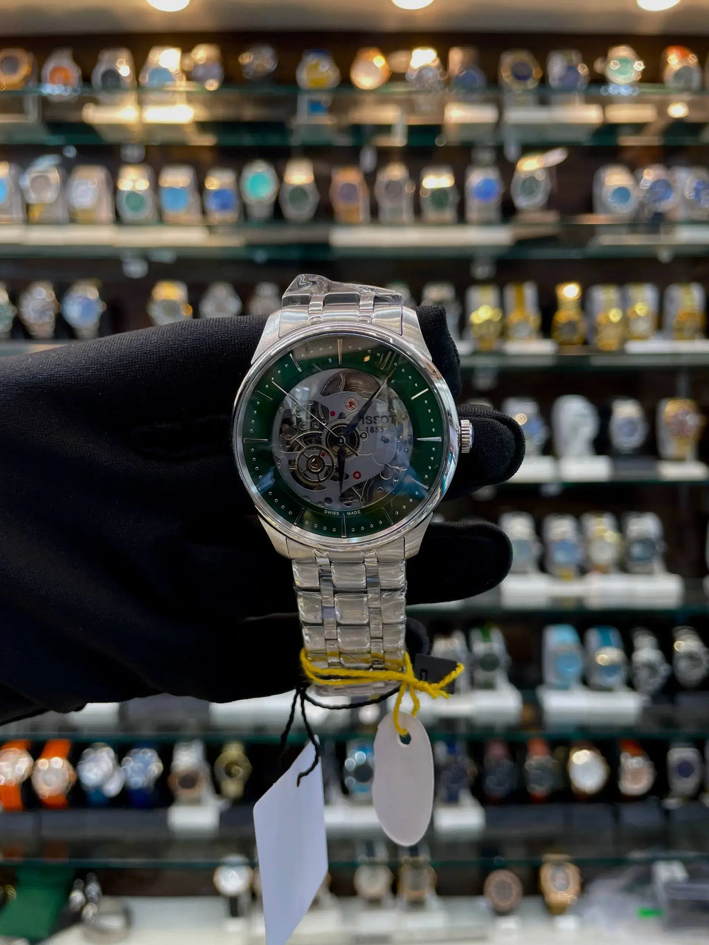 Tissot chemin des tourelles skeleton in master piece