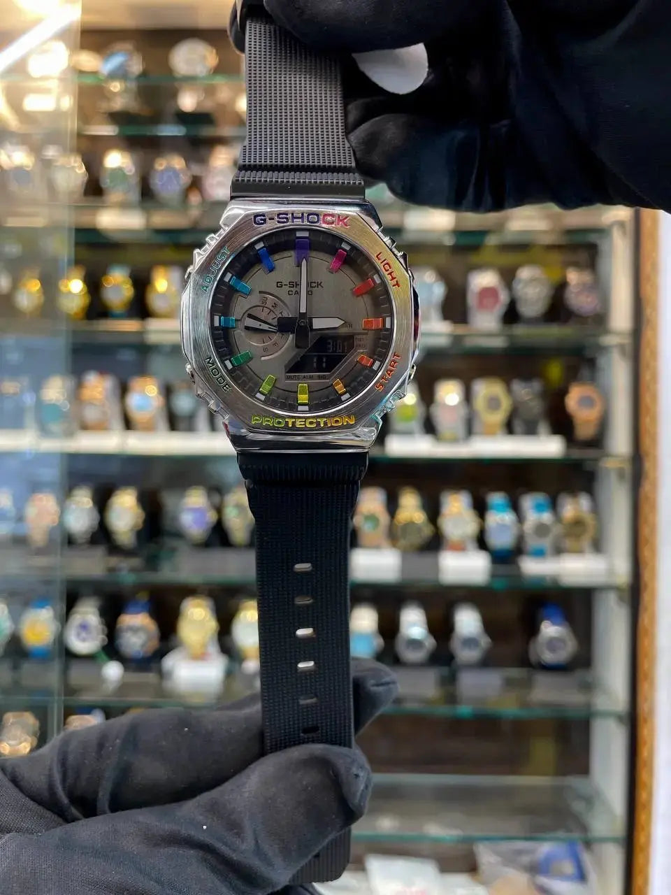 Gshock casio wr20bar restock in metal body chrono