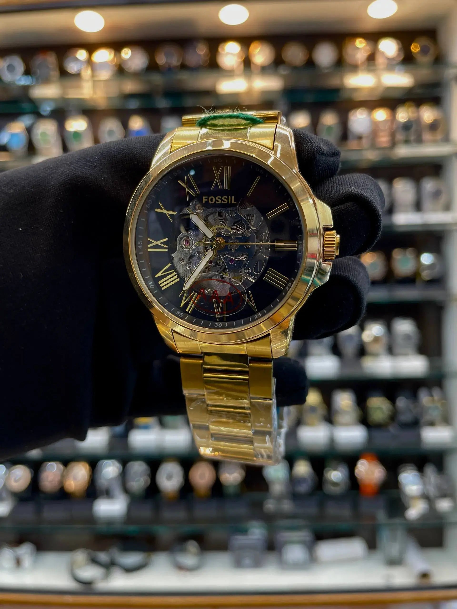 Fossil now in automatic  for mens full gold
