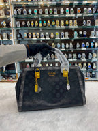 Guess sling bag for girls black print body