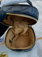 Coach ava crossbody bag in signature canvas in black body