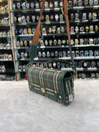 Burberry checks cross body sling bag in master piece for girls