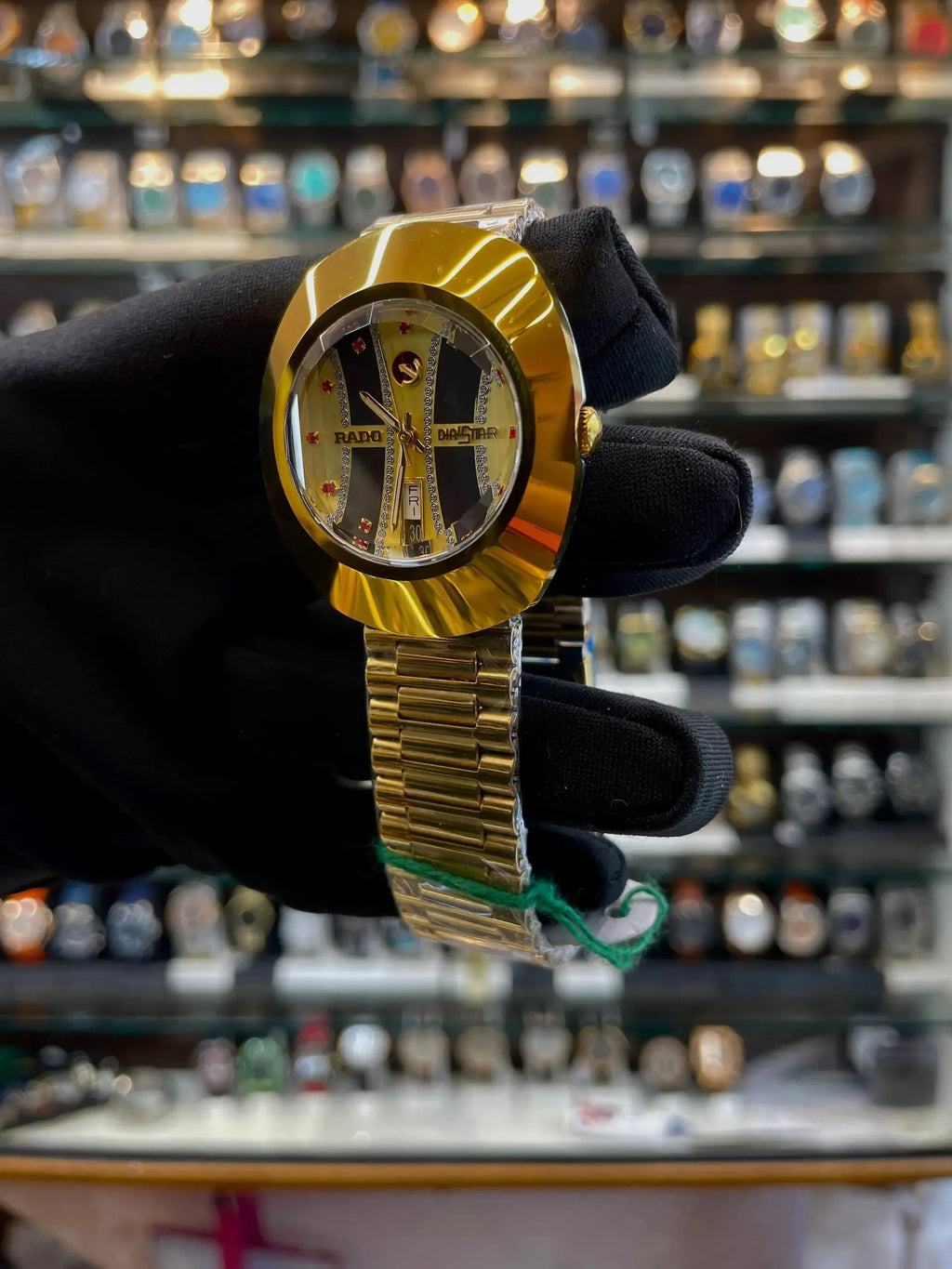 Rado diastar now in master piece new dial gold