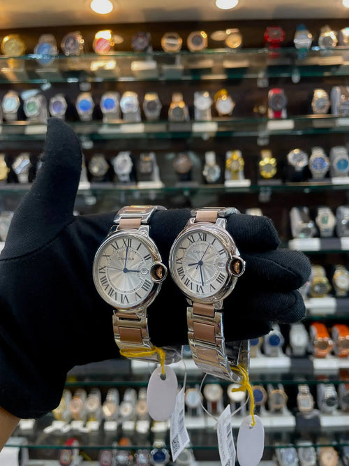 Cartier balloon bleu de in heavy quality couple set