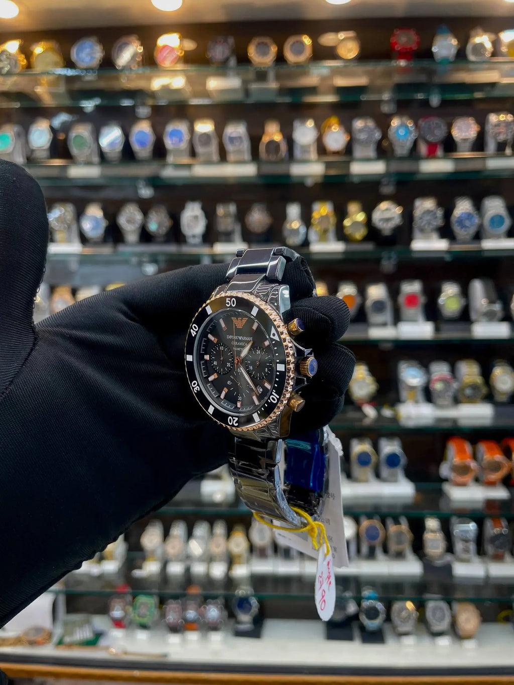 Emporio armani ceramica in best quality full black