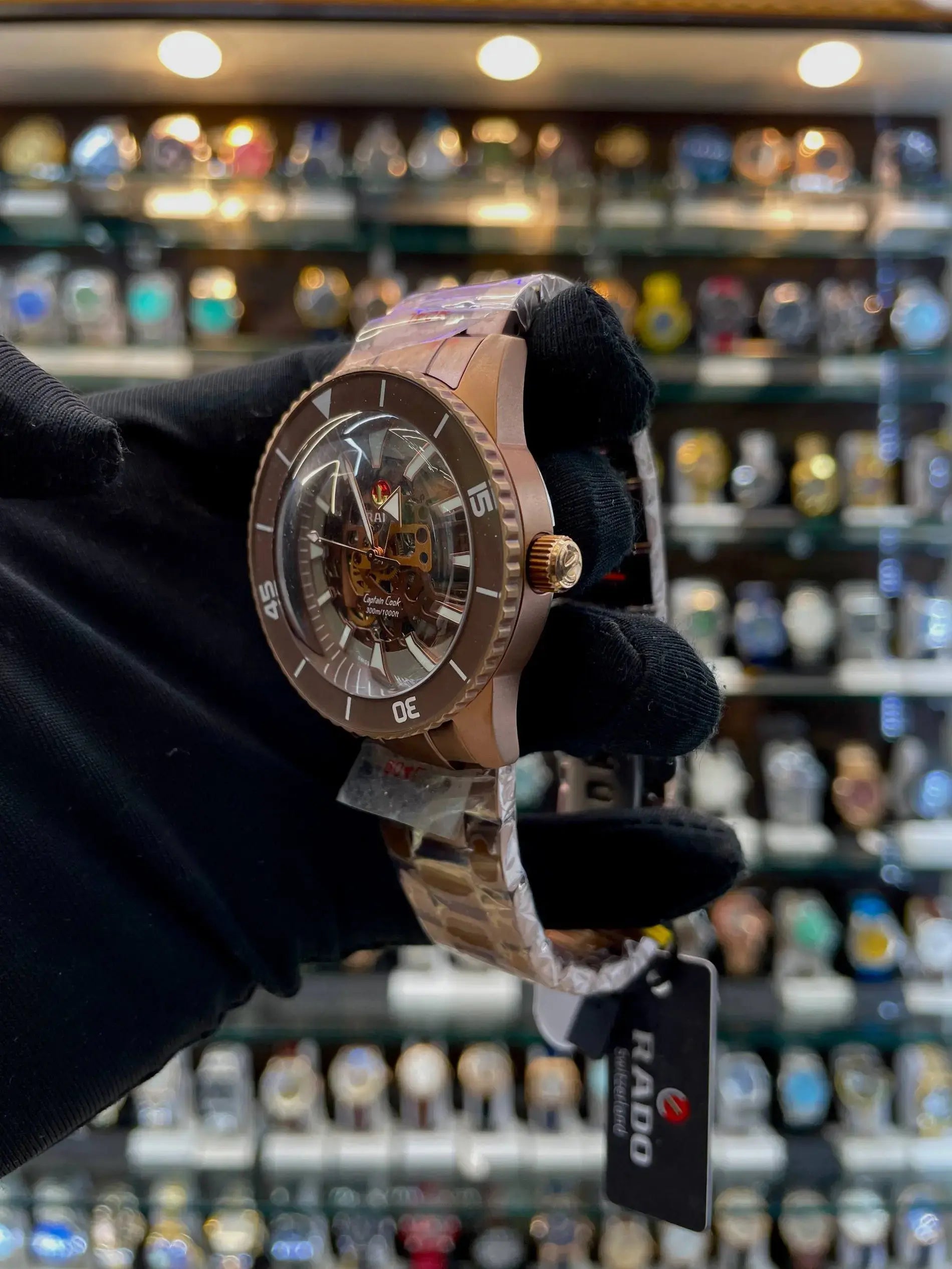 Rado captain Cook now transparent in master piece