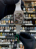 Franck muller vanguard lady semi-eta quality transparent dial