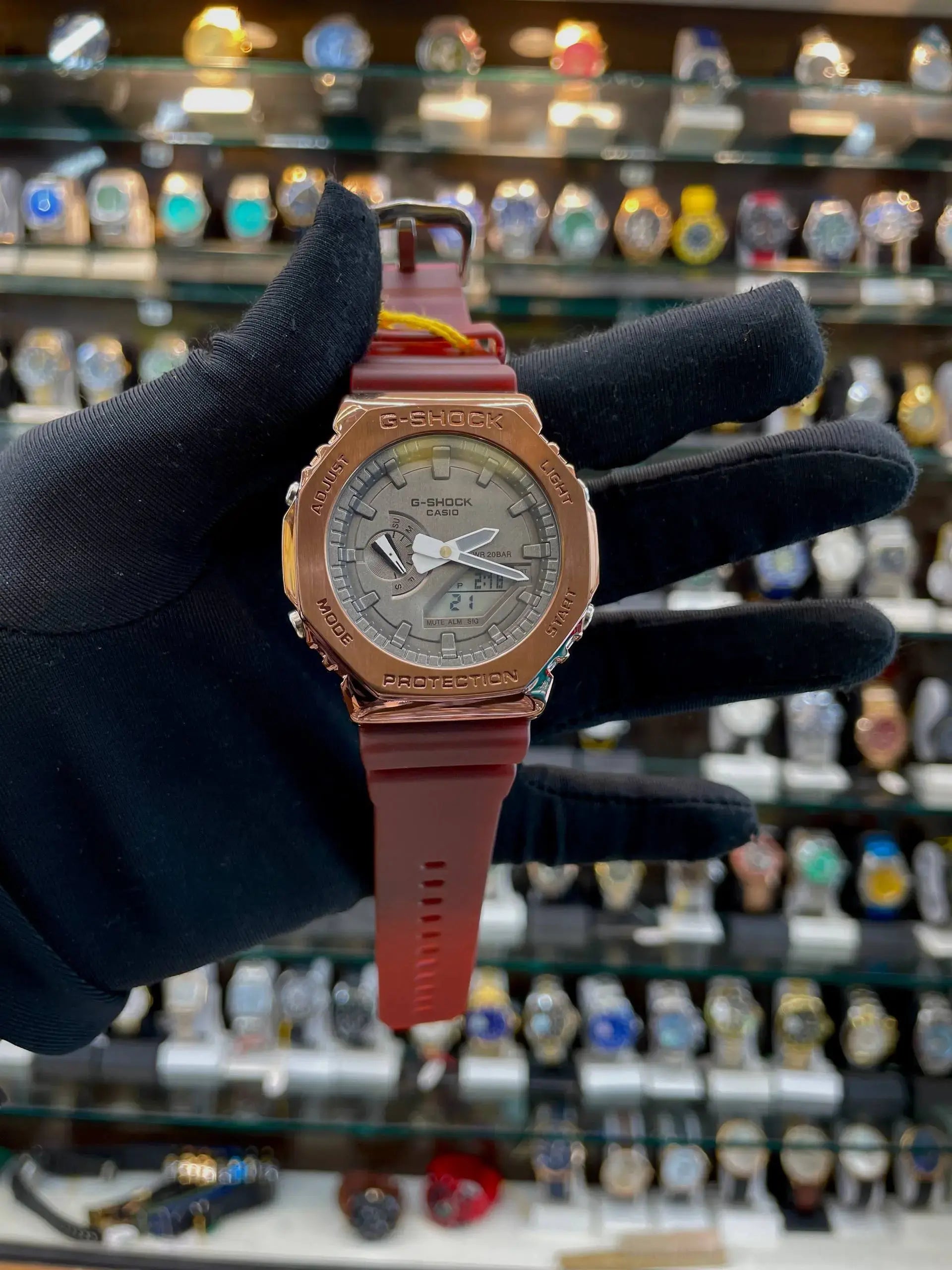 Gshock Casio gm-2100 restock in metal body chrono