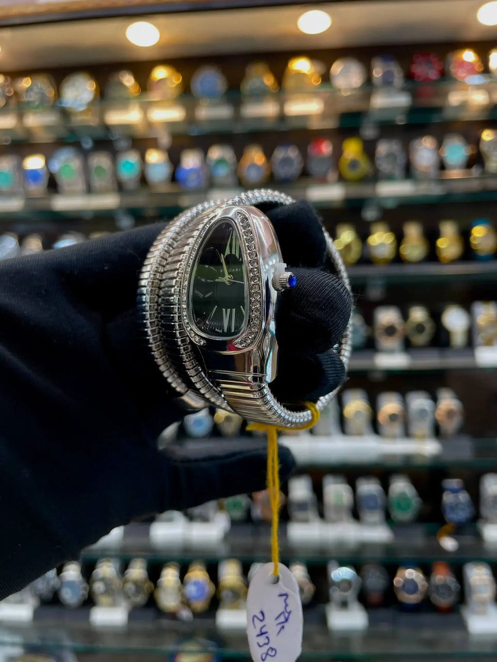 Bvlgari snake bracelet watch for girls