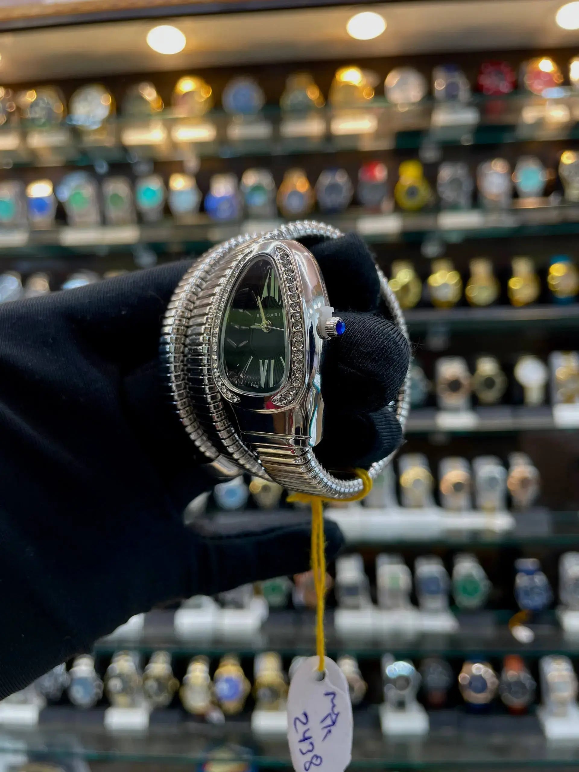 Bvlgari snake bracelet watch for girls