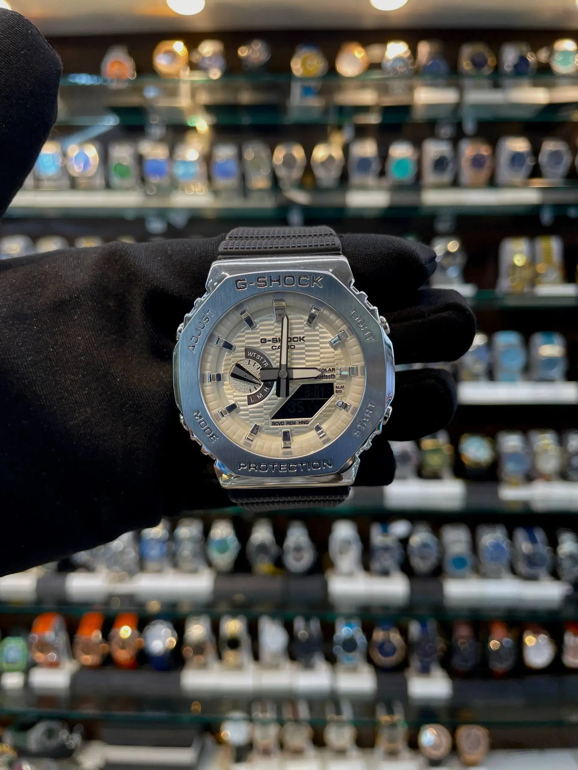 Gshock Casio gm-2100 body chrono silicon