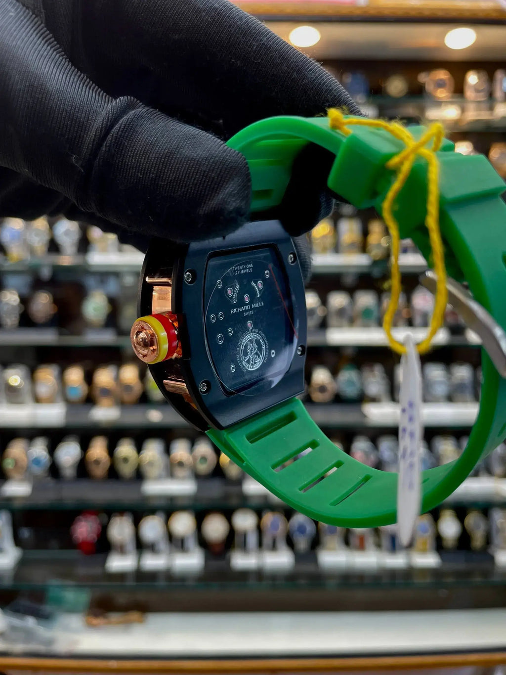 Richard mille rm 88 'smiley' watch japan machine
