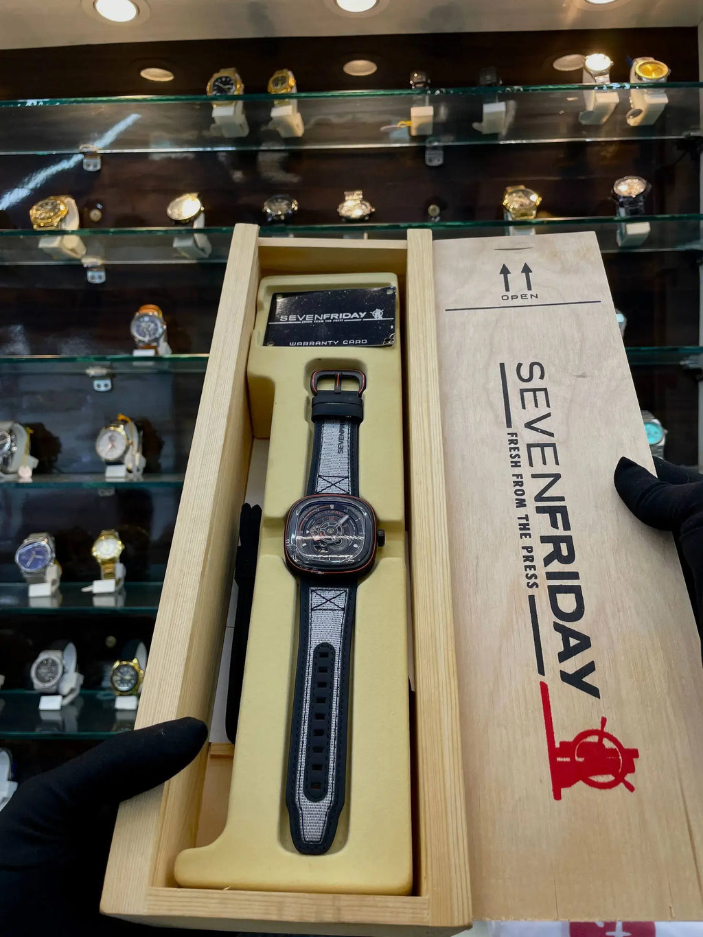 Seven Friday sf-p3c/09 orange carbon nfc in automatic master piece