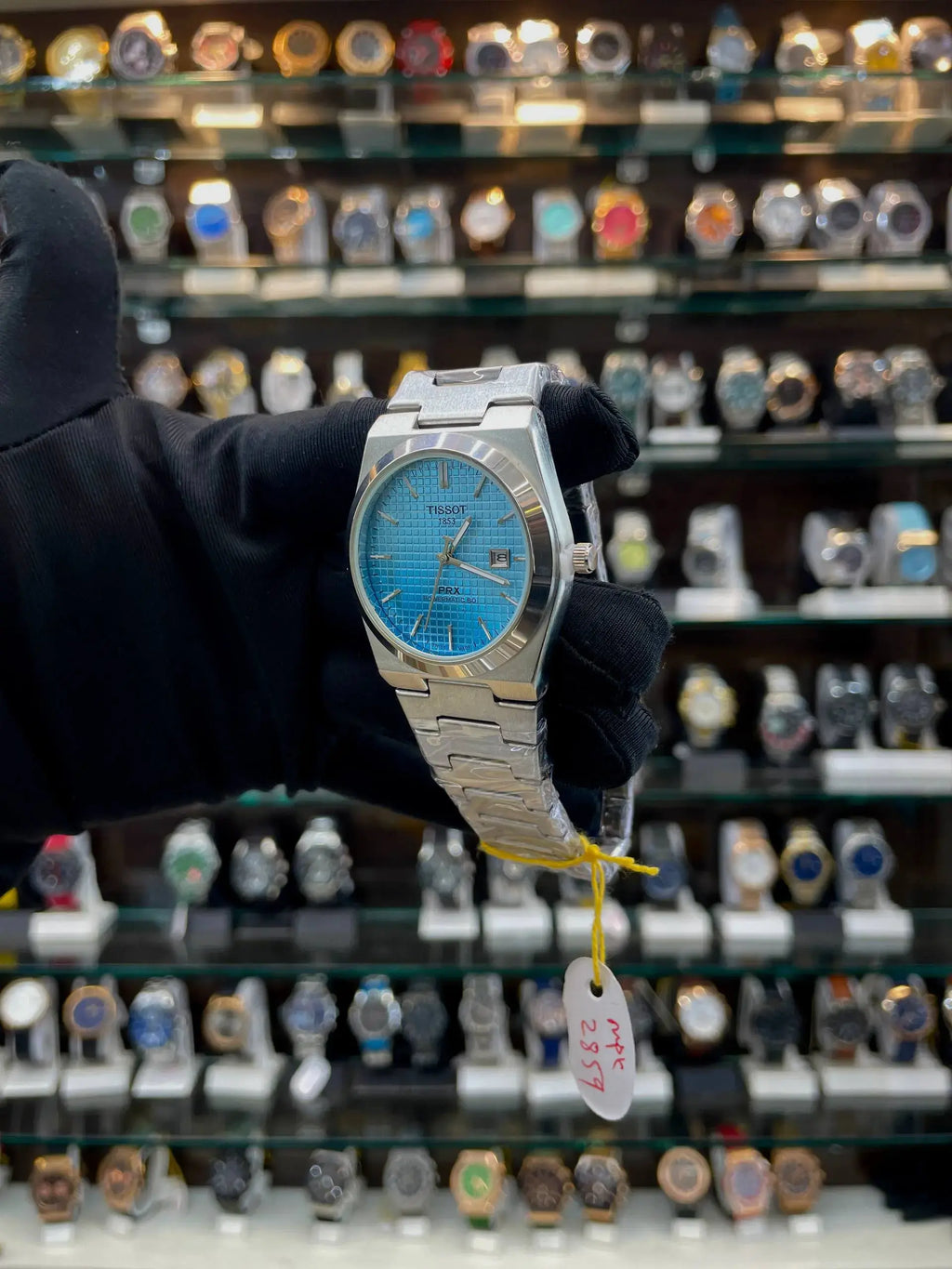 Tissot  prx 1853 now in blue dial
