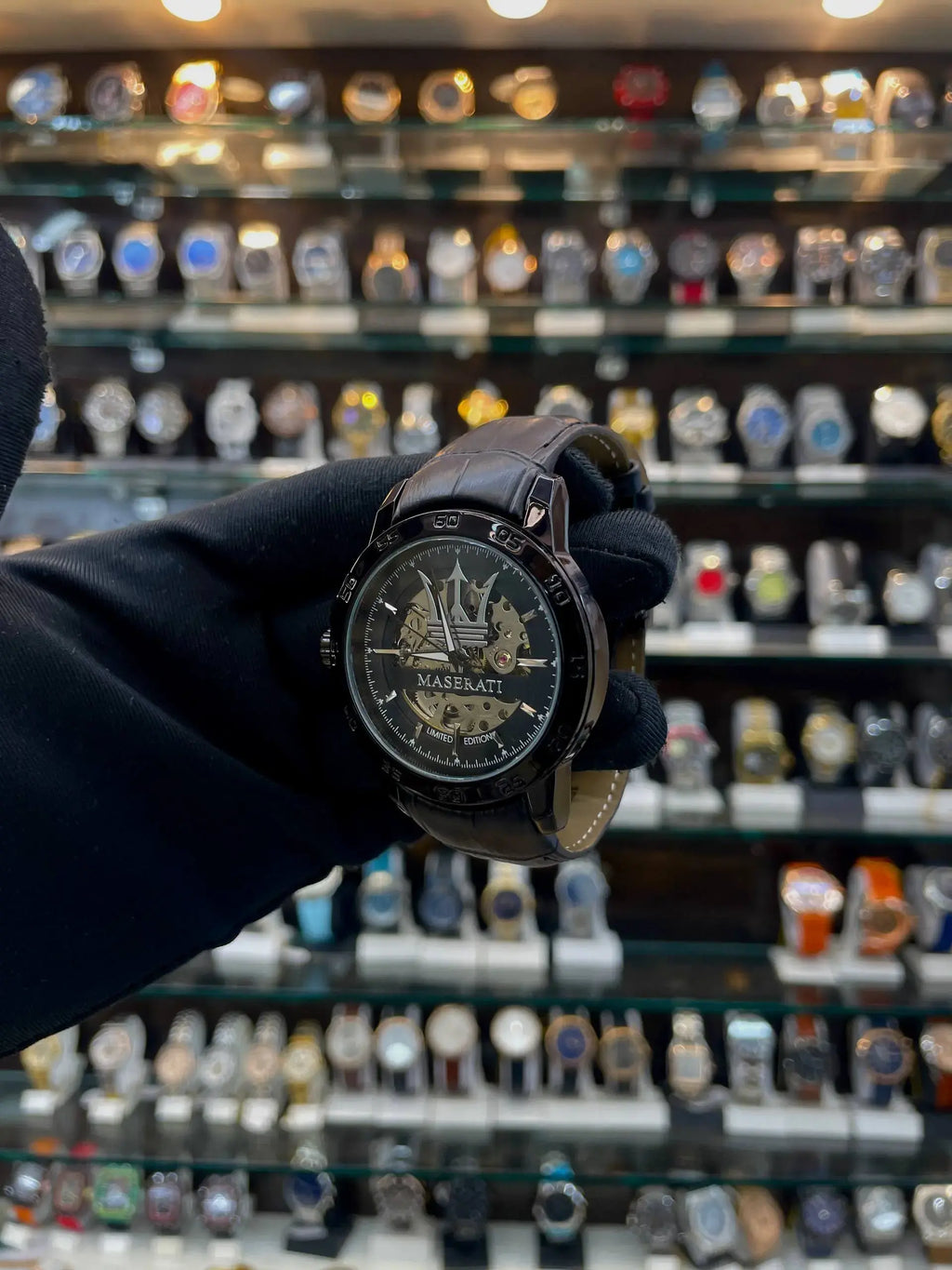 Maserati now in automatic for mens full black