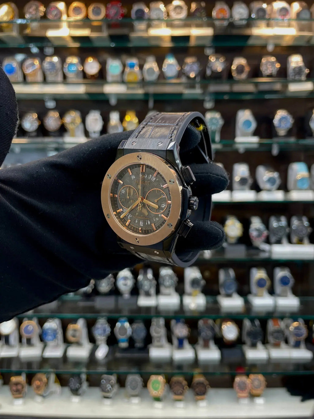 Hublot  big bang metal body heavy quality for men black