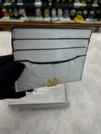 Coach card holder for girls white