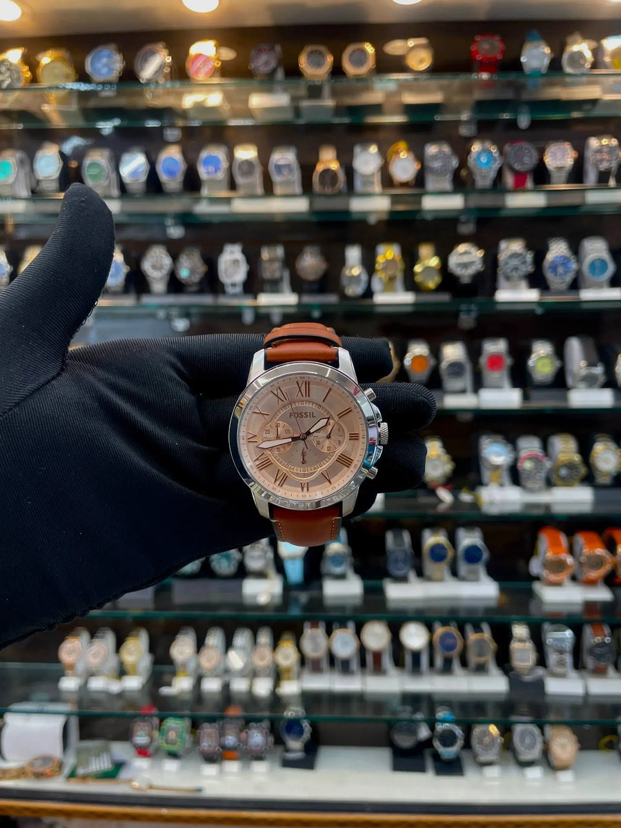 Fossil grant chronograph mens watch in master piece